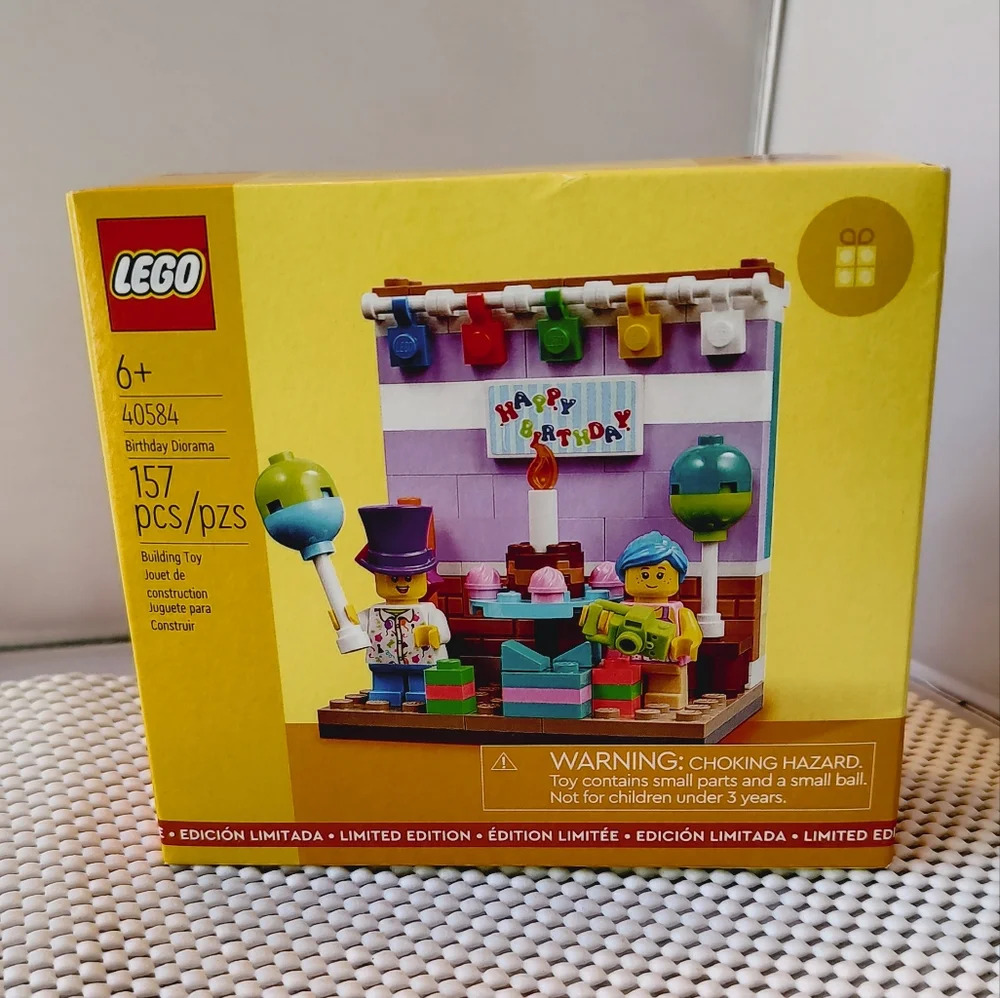 LEGO 40584 Birthday Diorama Limited Edition NWT Building Toy Set